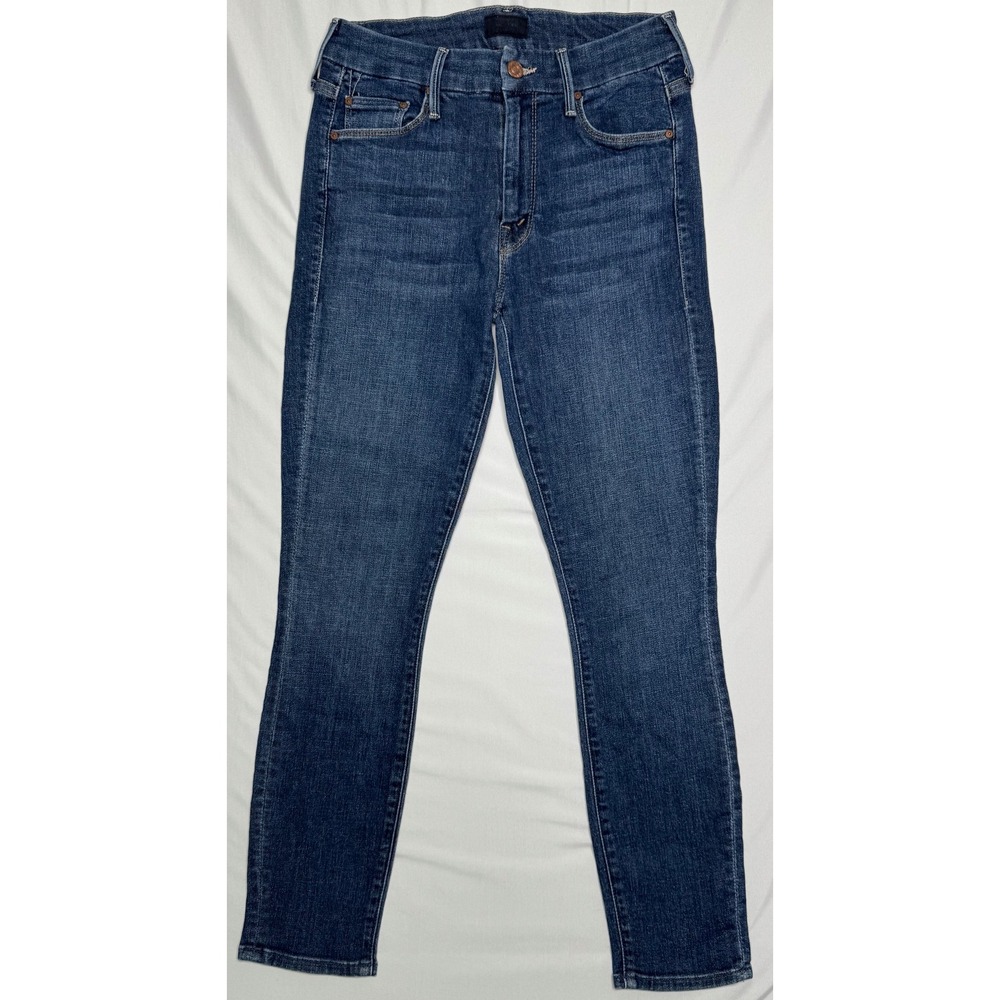 MOTHER The Looker Crop Jeans‎ Switch It Up Dark Wash Skinny Denim Womens 25
